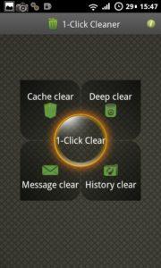Unrooted 1-Click Cleaner for Android Unrooted 1-Click Cleaner for Android