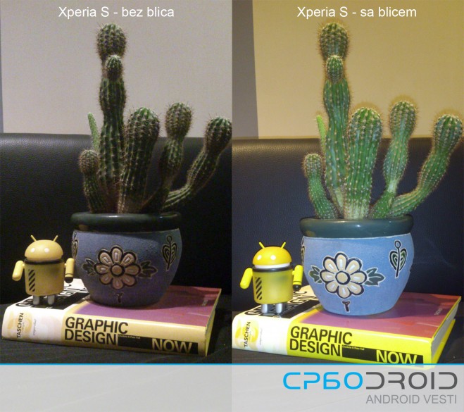 Xperia S sa i bez blica Xperia S sa i bez blica