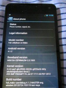LG Nexus Prototip2 LG Nexus Prototip2
