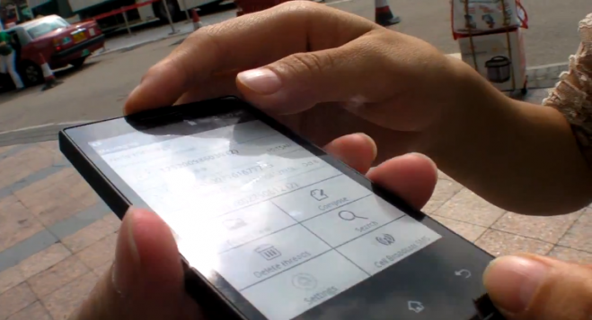 Ony International E Ink telefon