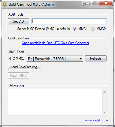 GoldCard Tool
