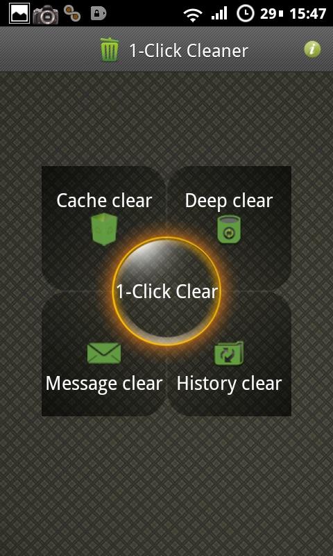 Čistač u jednom kliku za Android bez root-a