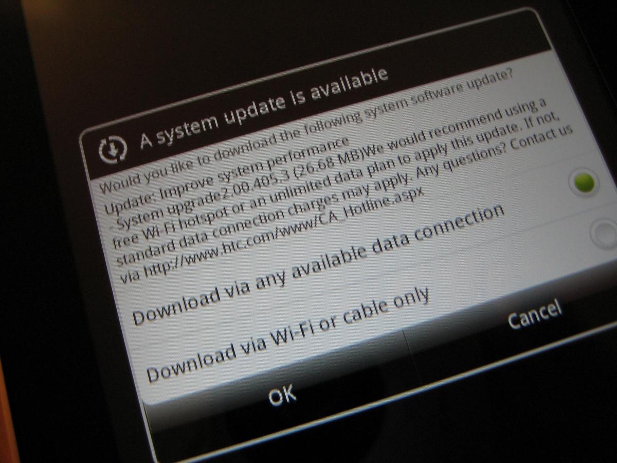 HTC Flyer dobio OTA update 2.00.405.3