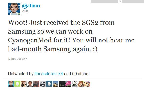 Samsung podržava CM7
