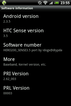 HTC Hero dobio Sense 3.5 ljubavi preko XDA