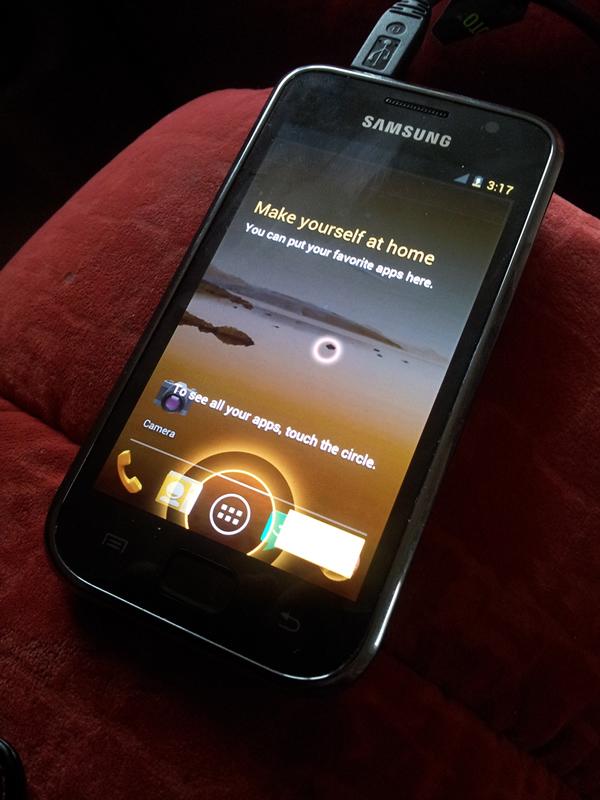 Ice Cream Sandwich portovan na Samsung Galaxy S