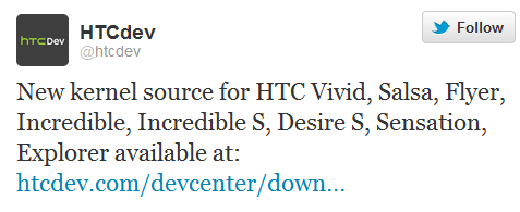 HTCDev otvorio kod kernela za osam novih uređaja