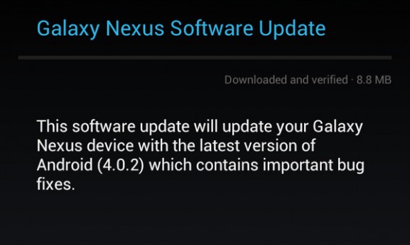 Galaxy Nexus 4.0.2