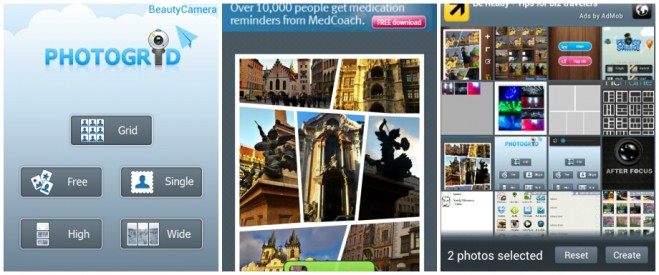 PhotoGrid screenshots