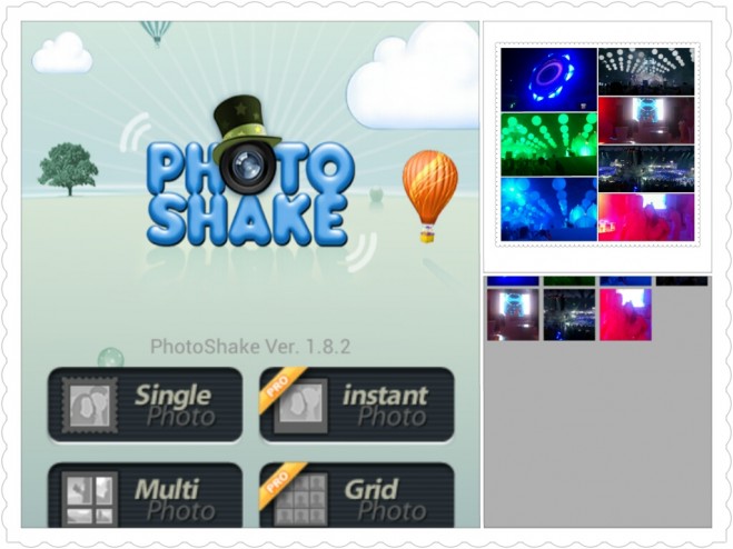 photoshake screen