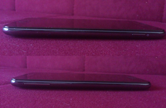Samsung Galaxy Note bocno
