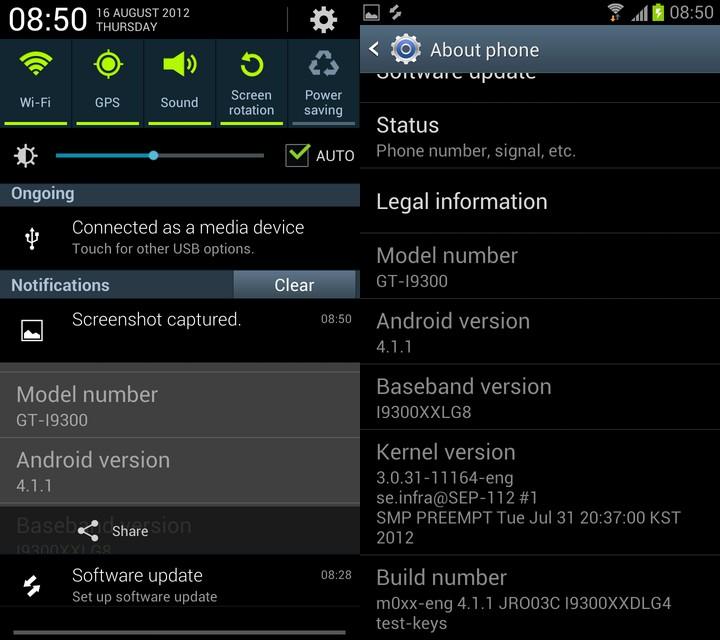Procurela test verzija Jelly Bean-a za Samsung Galaxy S3