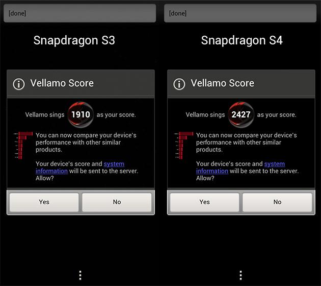 HTC One S S4 vs S4 Quadrant