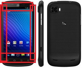 Zte Grand X zone pritiska