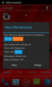 Dual SIM ICS Prestigio Multiphone