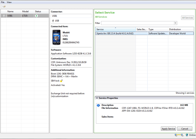 Sony Flash Tool