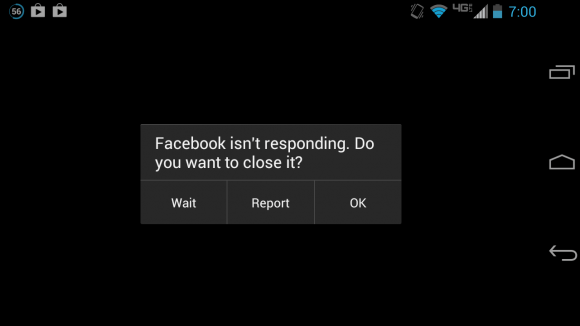 Facebook Force Close