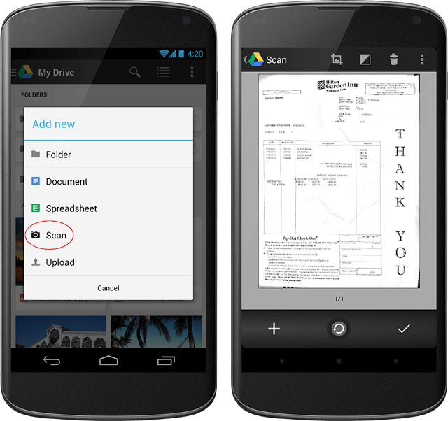 Google Drive OCR