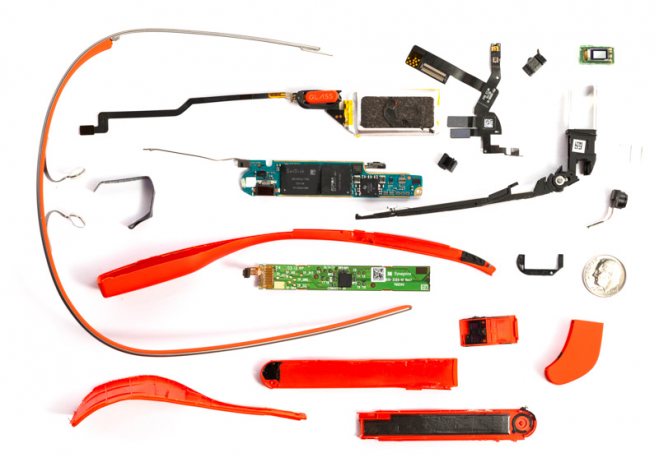 Google Glass rastavljen