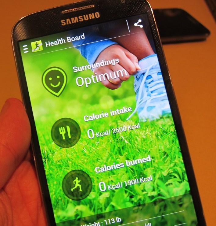 Galaxy S4 S Health