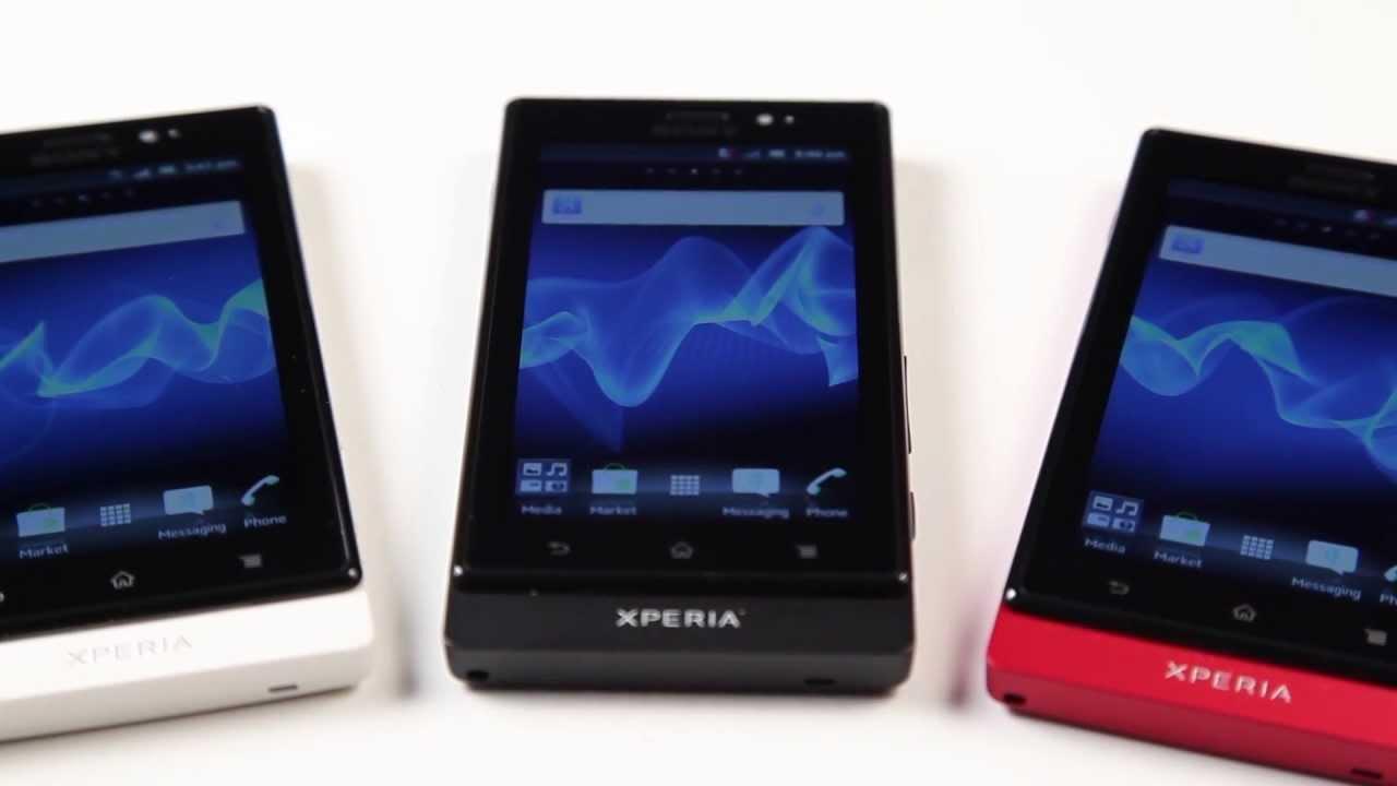 Sony Xperia sola i \"floating touch\"
