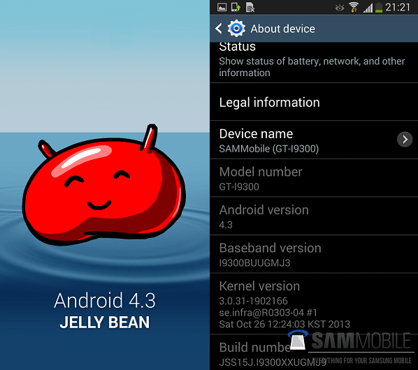 Samsung Galaxy S3 Android 4.3 apdejt samo što nije stigao na vaš telefon