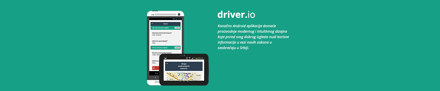 Driver.io - svi saobraćajni propisi na jednom lepom mestu