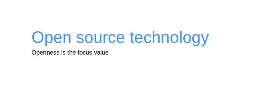 Open Source