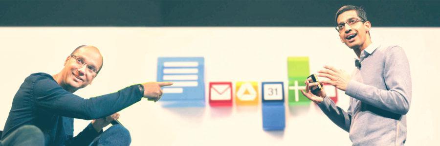 andy rubin and sundar pichai