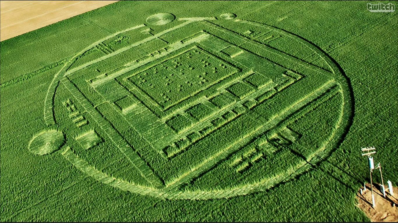 NVIDIA krugovi u žitu kao reklama za Tegra K1