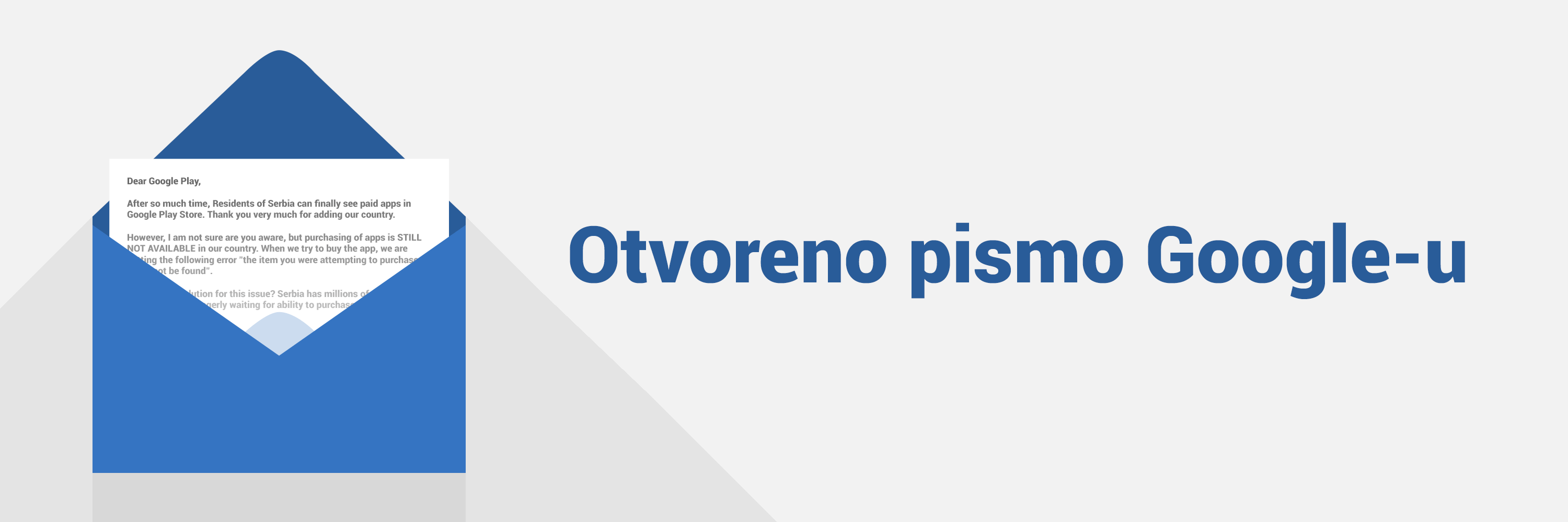 Otvoreno pismo Google-u