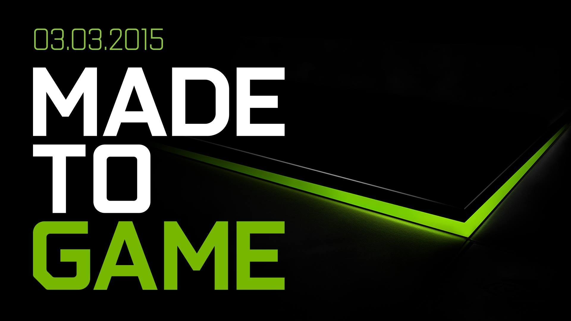 NVIDIA noćas na GDC-u održava MADE TO GAME konferenciju