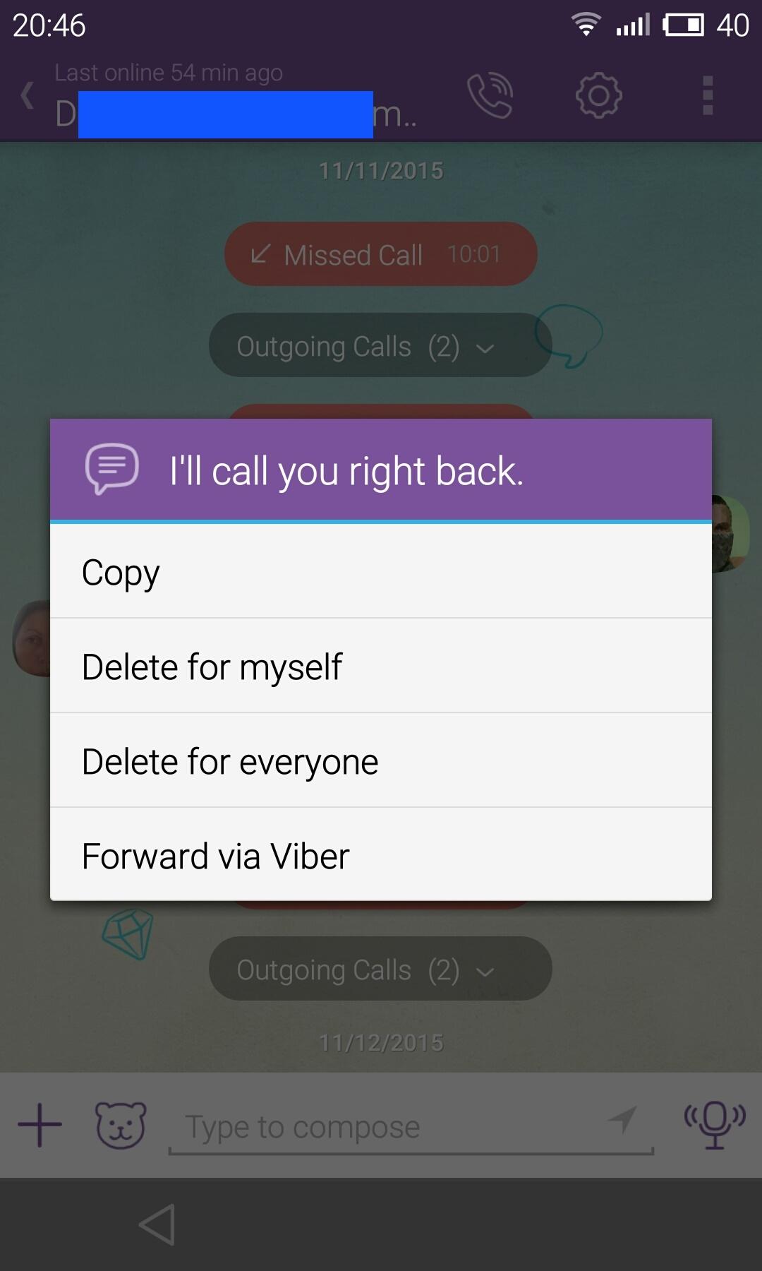 Viber ažuriranje vam dozvoljava da brišete poruke na obe strane