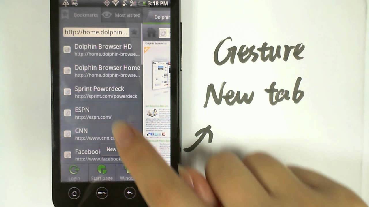 YouTube: Dolphin Browser HD