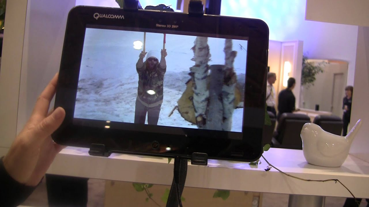 YouTube: Qualcomm prezentovao 3D tablet
